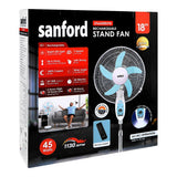 Sanford Rechargeable Stand Fan Model no: SF6600RSFN