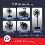Sanford Rechargeable Fan 5 in 1 Model no: SF965RTF