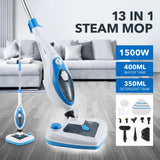 Electric Steam Mop 1300W with Interchangeable Heads (SSM-2418)