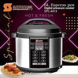 Espress Pot Digital Pressure Cooker 6 l 1000 W SPC4413 Silver